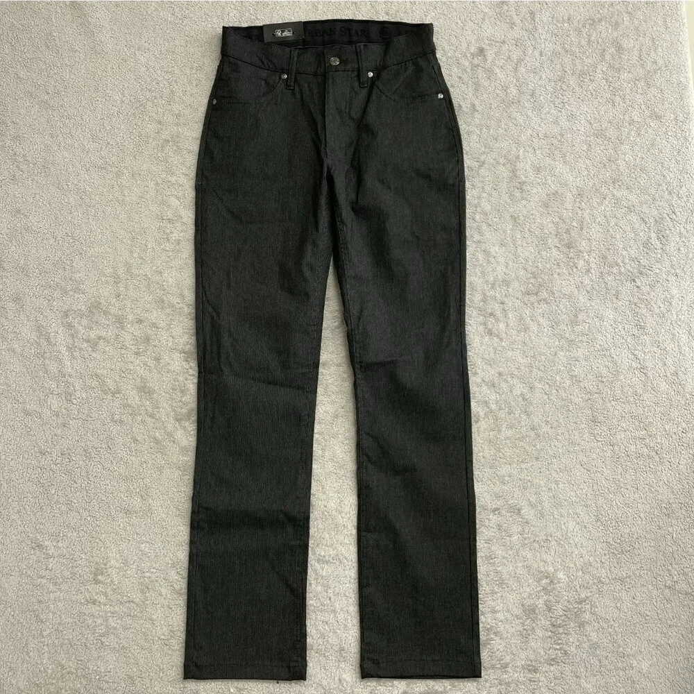 NEW Urban Star Men's 30x32 Stretch Relaxed Fit Straight Leg Pants Dark Gray